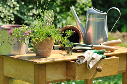 table de jardinage