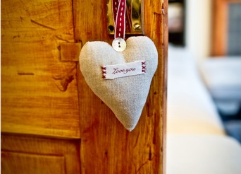 coeur bricolage pendentif poignée de porte