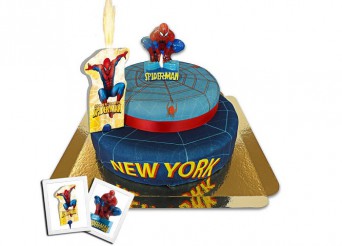 gâteau spider man