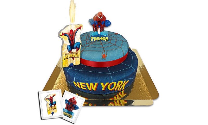 gâteau spider man