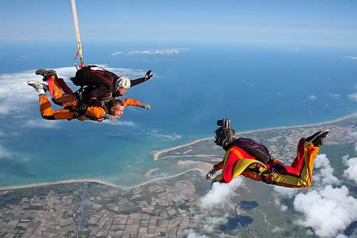 Saut en parachute